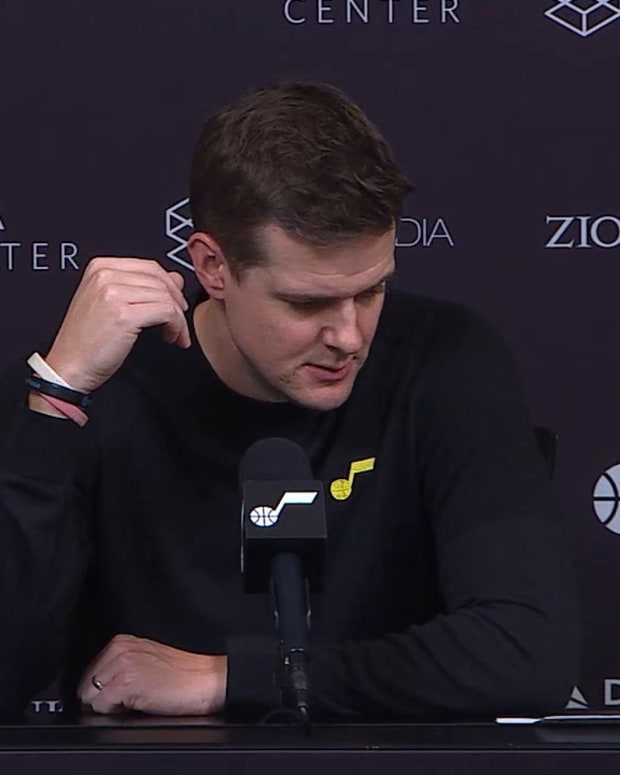 Will Hardy after Jazz Blow Out Mavs: 'A Really Fun Night at the Delta Center'